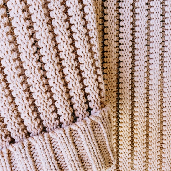 Lucy & Co Knit Top Spring Sweater - Blush Pink - Picture 6 of 8